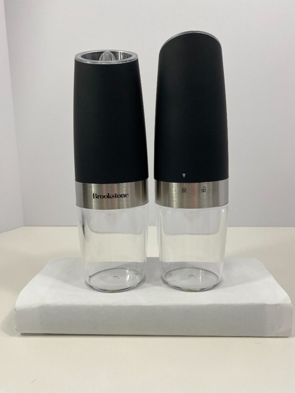 Brookstone Electric Salt and Pepper Mill Set - Picture 2 of 8
